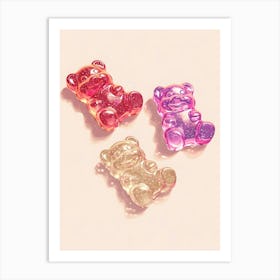 Gummy Bears Art Print