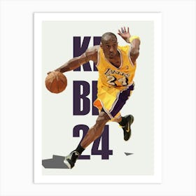 Kobe 24 Art Print