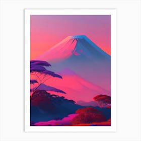 Mount Kilimanjaro Dreamy Sunset 5 Art Print