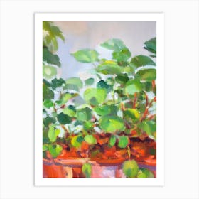 Fittonia 2 Impressionist Painting Art Print