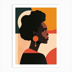 Portrait Of African Woman 35 Art Print