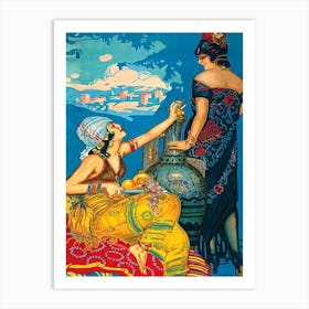 Ladies From Granada, Spain Art Print