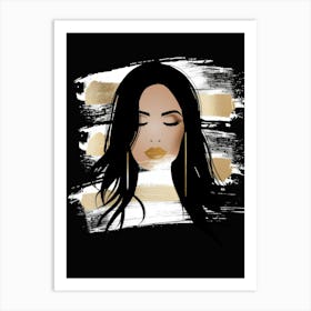 Portrait Of A Woman 129 Art Print