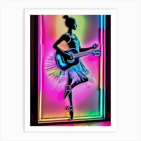 Dancer With Guitar 1 Art Print