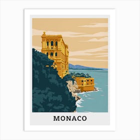 Monaco Travel Art Print