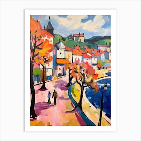 Santander Spain 7 Fauvist Painting Art Print