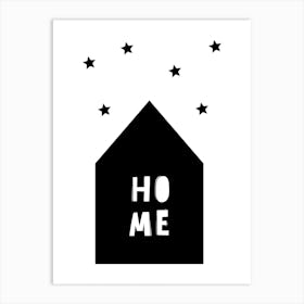 Home Scandi House Art Print