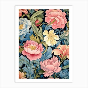 Wallpaper Floral Pattern 5 Art Print