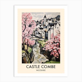 Castle Combe (Wiltshire) Painting 2 Travel Poster Art Print