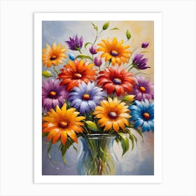 Watercolor Flowers 33 Art Print