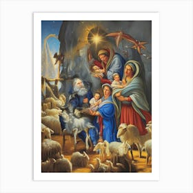 Nativity Scene 15 Art Print