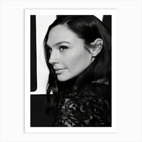 Gal Gadot Christian Dior Photocall Paris Fashion Week Art Print