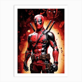 Deadpool 7 Art Print