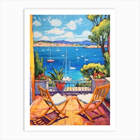 Saint Tropez France 3 Fauvist Painting Art Print