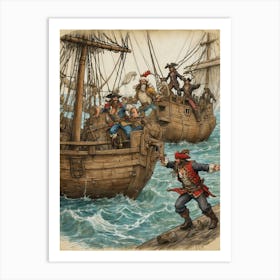 Pirates Of The Caribbean Art Print