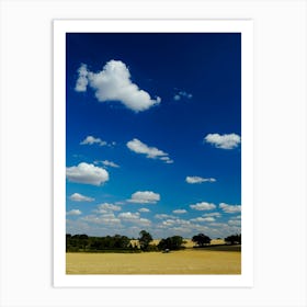 Hot Summer Wheat Field Art Print