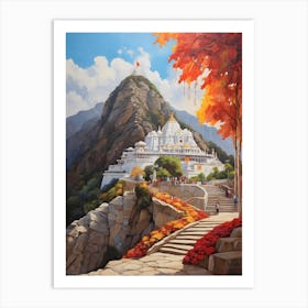 Shiva Temple 1 Art Print