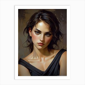 Portrait Of A Woman 21 Art Print