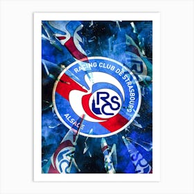 Racing Club Strasbourg Art Print