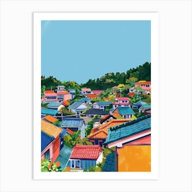 Kanazawa Japan 2 Colourful Illustration Art Print