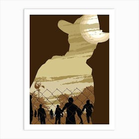 the Walking Dead movie 5 Art Print