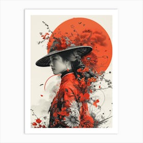 Asian Woman 1 Art Print