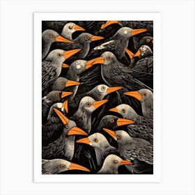 Crows 2 Art Print