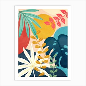 Garden In The Sunshine1 Art Print