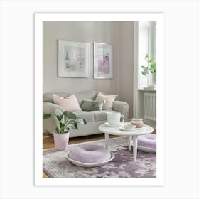 Swedish Living Room Art Print