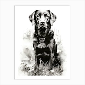 Tail Wag Tales The Happy Dog Art Print