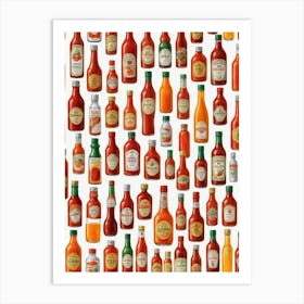 Spicy Sauce Variety Art Print