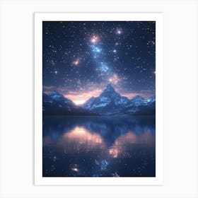 Starry Night Sky 9 Art Print