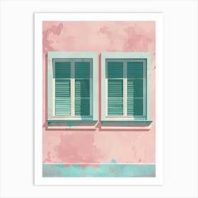 Shabby Chic Window Art Print