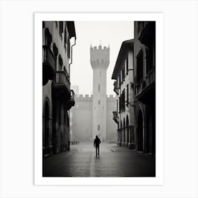 Verona, Italy,  Black And White Analogue Photography  4 Art Print