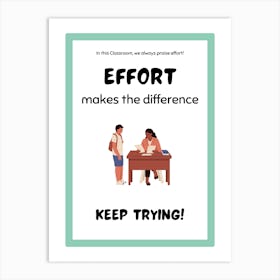 Effort Makes The Difference Keep Trying, Classroom Decor, Classroom Posters, Motivational Quotes, Classroom Motivational portraits, Aesthetic Posters, Baby Gifts, Classroom Decor, Educational Posters, Elementary Classroom, Gifts, Gifts for Boys, Gifts for Girls, Gifts for Kids, Gifts for Teachers, Inclusive Classroom, Inspirational Quotes, Kids Room Decor, Motivational Posters, Motivational Quotes, Teacher Gift, Aesthetic Classroom, Famous Athletes, Athletes Quotes, 100 Days of School, Gifts for Teachers, 100th Day of School, 100 Days of School, Gifts for Teachers,100th Day of School,100 Days Svg, School Svg,100 Days Brighter, Teacher Svg, Gifts for Boys,100 Days Png, School Shirt, Happy 100 Days, Gifts for Girls, Gifts, Silhouette, Heather Roberts Art, Cut Files for Cricut, Sublimation PNG, School Png,100th Day Svg, Personalized Gifts Art Print