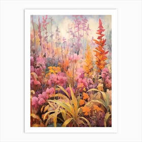 Autumn Gardens Painting Naples Botanical Garden Usa 1 Art Print