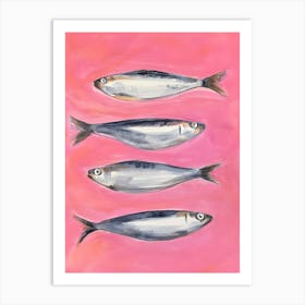 Four Sardines 1 Art Print