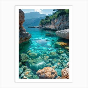 Clear Water In Croatia Art Print