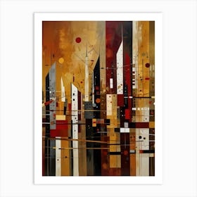 Abstract Cityscape 3 Art Print