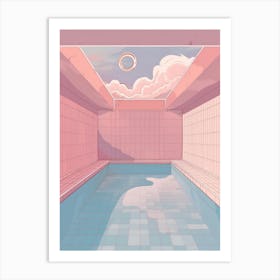 Pink Pool 2 Art Print