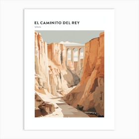 El Caminito Del Rey Spain 2 Hiking Trail Landscape Poster Art Print