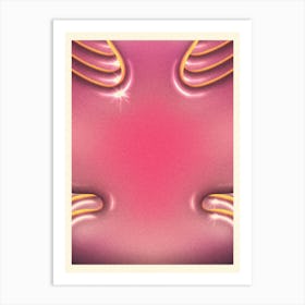 Pink Jelly Fusion Art Print