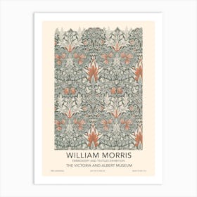 Snakeshead Exhibition Poster, William Morris  Art Print