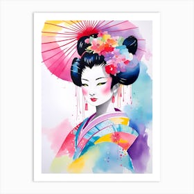 Geisha 78 Art Print