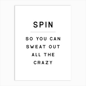 Spin Gym Art Print