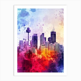 Sydney Skyline 3 Art Print