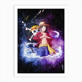 Monkey D Luffy Anime Art Print