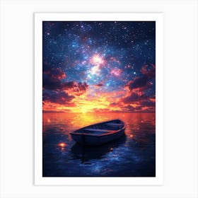 Starry Night Sky 2 Art Print