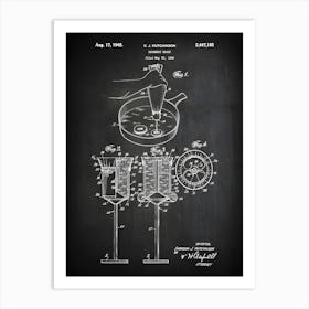 Doughnut Maker Patent Doughnut Former Biscuit And Doughnut Cutter Kitchen Art Vintage Kitchen Baking Bakery Patent Print Hk1821 Art Print