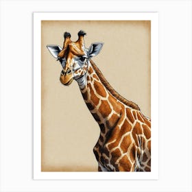 Giraffe 14 Art Print